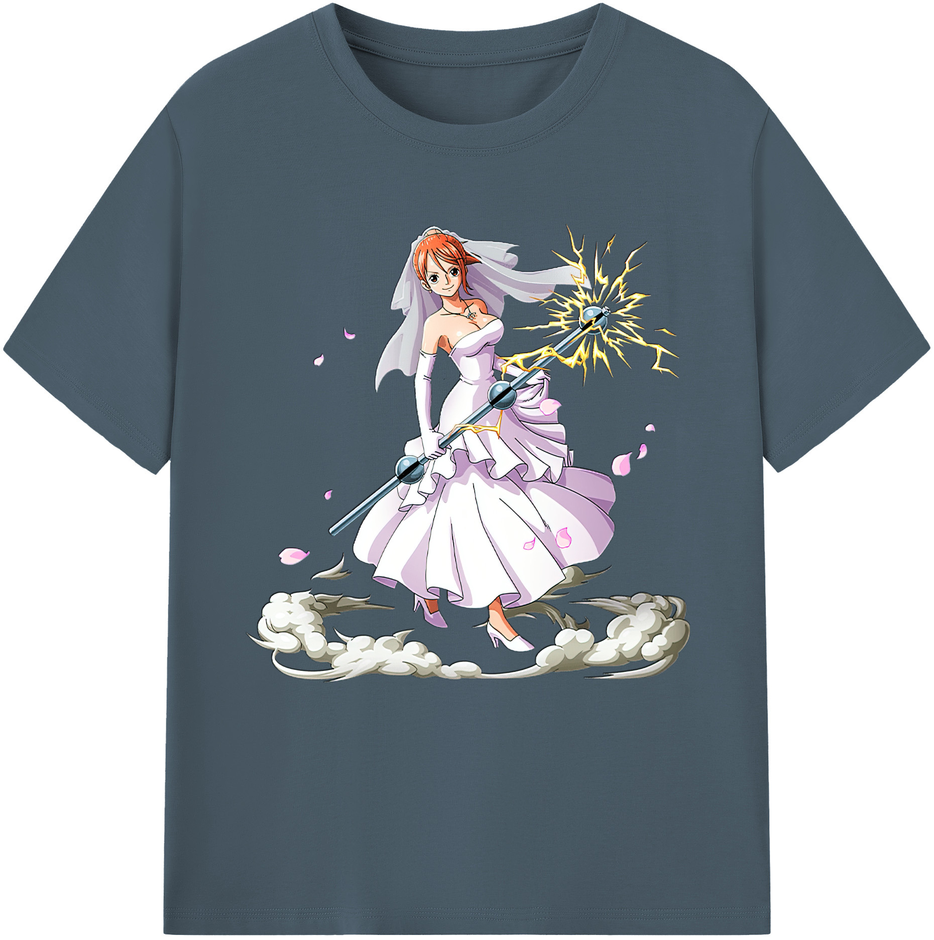 ワンピース ナミ ONE PIECE Nami 綿100％半袖Tシャツ（フロントプリント）
